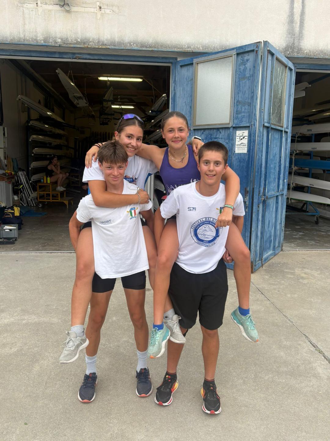 Circolo Canottieri Saturnia Martin Chert e Ginevra Veronelli al Trofeo CONI